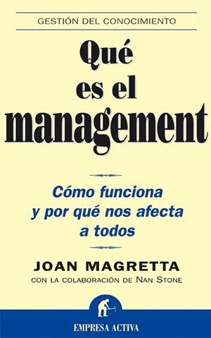 QÚE ES EL MANAGEMENT | 9788495787385 | MAGRETTA, JOAN