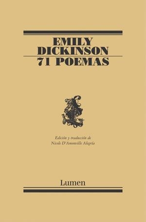 71 POEMAS | 9788426428707 | DICKINSON,EMILY