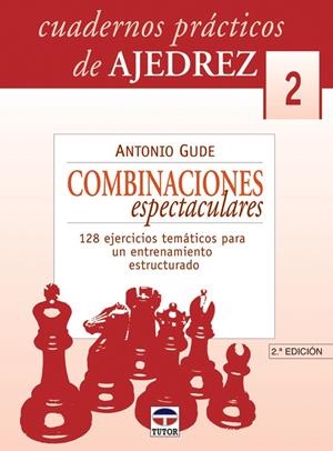 CUADERNOS PRÁCTICOS DE AJEDREZ 2. COMBINACIONES ESPECTACULARES | 9788479024581 | GUDE, ANTONIO