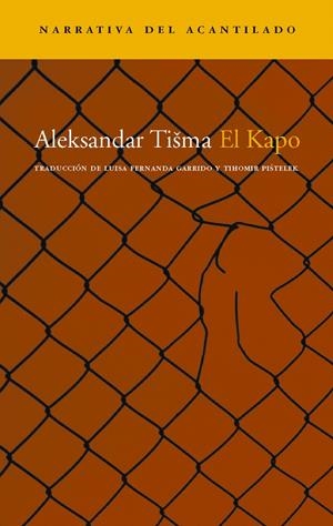 EL KAPO | 9788496136588 | TISMA, ALEKSANDAR