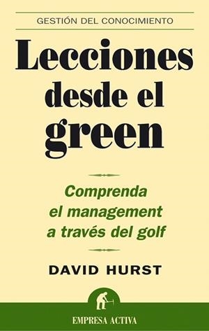 LECCIONES DESDE EL GREEN | 9788495787767 | HURST, DAVID