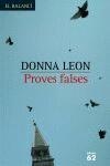 PROVES FALSES | 9788429755794 | DONNA LEON