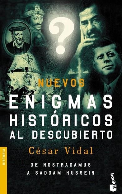 NUEVOS ENIGMAS HISTÓRICOS AL DESCUBIERTO | 9788408065128 | CÉSAR VIDAL