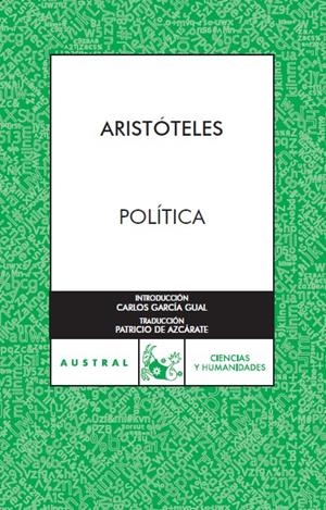 POLÍTICA | 9788467023831 | ARISTÓTELES