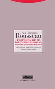PROFESIÓN DE FE DEL VICARIO SABOYANO | 9788481649048 | ROUSSEAU, JEAN-JACQUES