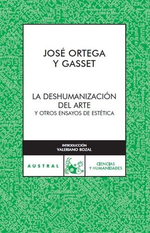 LA DESHUMANIZACIÓN DEL ARTE | 9788467022247 | JOSÉ ORTEGA Y GASSET