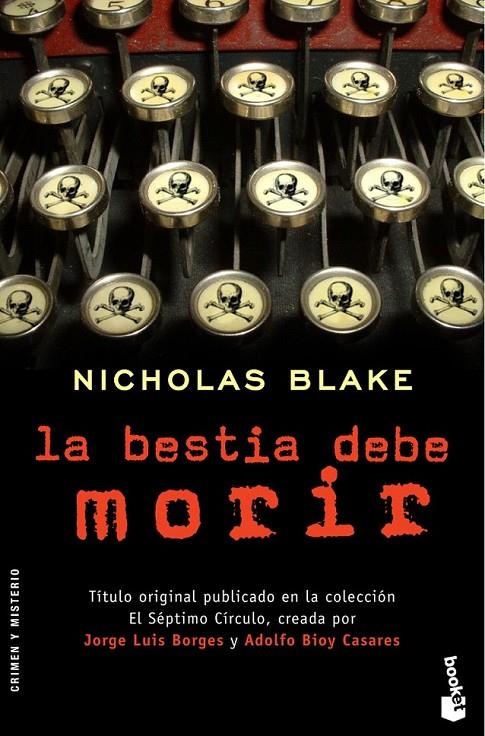 LA BESTIA DEBE MORIR | 9788408067825 | NICHOLAS BLAKE