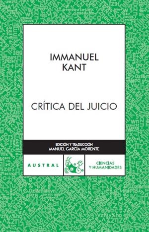 CRÍTICA DEL JUICIO | 9788467023800 | IMMANUEL KANT