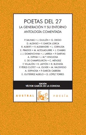 POETAS DEL 27. LA GENERACIÓN Y SU ENTORNO | 9788467023480 | AA. VV.