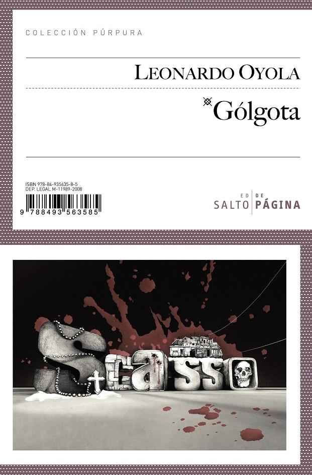 GÓLGOTA | 9788493563585 | OYOLA, LEONARDO