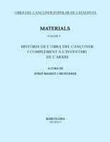 OBRA DEL CANÇONER POPULAR DE CATALUNYA. VOLUM V. HISTÒRIA DE L'OBRA DEL CANÇONER | 9788478266692 | MASSOT I MUNTANER, JOSEP
