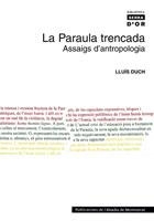 LA PARAULA TRENCADA | 9788484158769 | DUCH ÁLVAREZ, LLUÍS