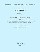 OBRA DEL CANÇONER POPULAR DE CATALUNYA. VOLUM XX. | 9788498833379 | MASSOT I MUNTANER, JOSEP