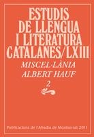 MISCEL·LÀNIA ALBERT HAUF, 2 | 9788498834413 | MIRALLES I MONTSERRAT, JOAN/Y OTROS