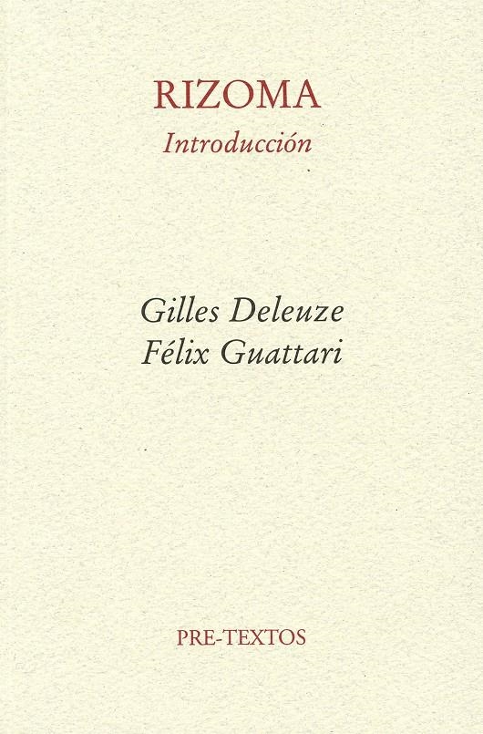 RIZOMA (INTRODUCCIÓN) | 9788485081028 | DELEUZE, GILLES/GUATTARI, FÉLIX