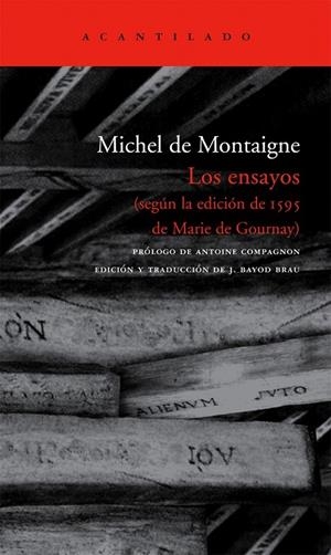 LOS ENSAYOS | 9788496834170 | DE MONTAIGNE, MICHEL