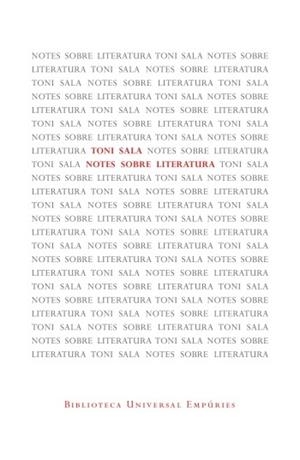 NOTES SOBRE LITERATURA | 9788497877572 | TONI SALA
