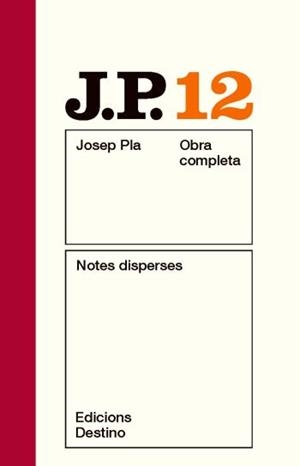 NOTES DISPERSES | 9788497101523 | JOSEP PLA