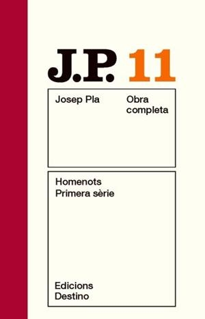 HOMENOTS. PRIMERA SÈRIE | 9788497101516 | JOSEP PLA