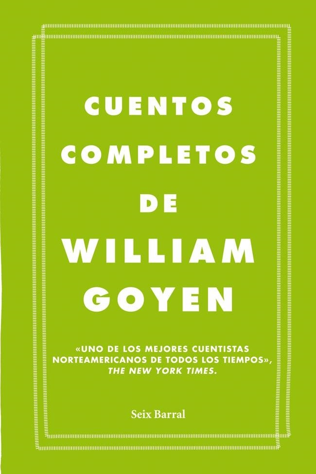 CUENTOS COMPLETOS | 9788432209666 | WILLIAM GOYEN