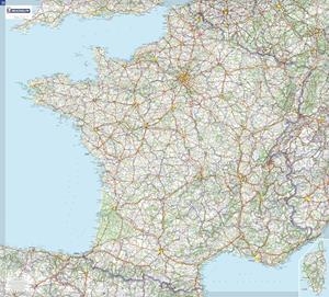 MAPA PLASTIFICADO FRANCE | 9782067119857 | VARIOS AUTORES