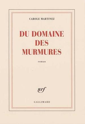 DU DOMAINE DES MURMURES | 9782070131495 | MARTINEZ, CAROLE