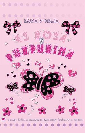 DIBUJA Y RASCA. ES ROSA Y PURPURINA | 9788468305813 | VARIOS AUTORES