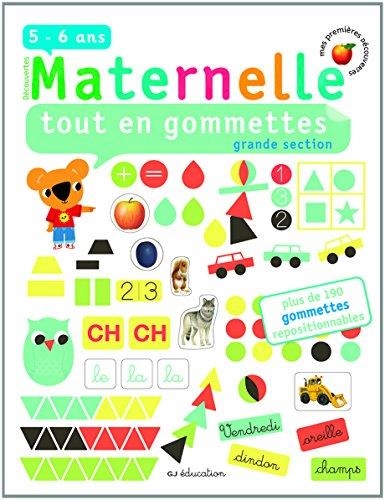 TOUT EN GOMMETTES GRANDE SECTION 5-6 ANS | 9782070658916 | COLLECTIF