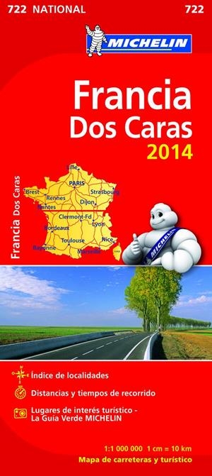 MAPA NATIONAL FRANCIA (DOBLE CARA) | 9782067191259 | VARIOS AUTORES