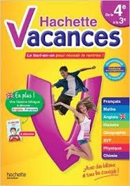 HACHETTE VACANCES DE LA 4E A LA 3E | 9782011622365 | SARNETTE