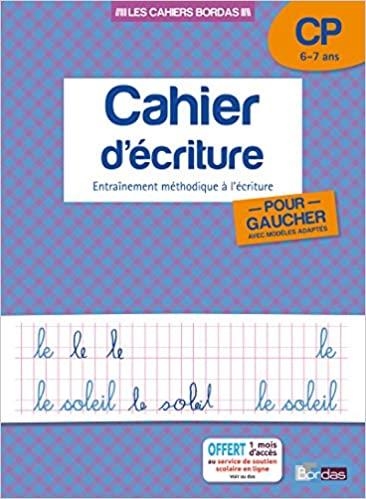 CAHIER ECRITURE CP GAUCHER | 9782047351505