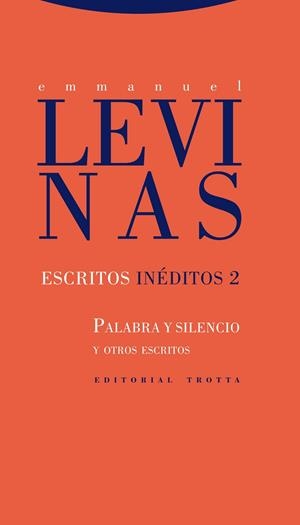ESCRITOS INÉDITOS 2 | 9788498795653 | LEVINAS, EMMANUEL