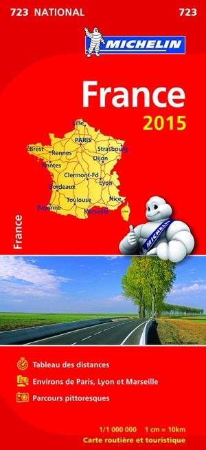 MAPA NATIONAL FRANCIA ATLAS  (FORMATO MAPA) | 9782067200012 | VARIOS AUTORES