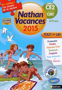 NATHAN VACANCES DU CE2 AU CM1 8/9 ANS-ÉDITION 2015 | 9782091893235 | ISABELLE PETIT-JEAN, PASCALE CHAVANETTE-IGLÉSIA, LILAS NORD, SANDRINE GUILLORÉ-CHOTARD