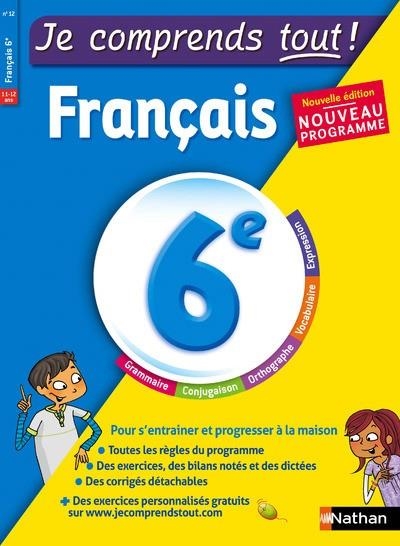 JE COMPRENDS TOUT! FRANÇAIS 6EME - ÉDITION 2016 | 9782091894843 | CÉLINE MIMOUNI, MARIA PINTO