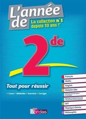L'ANNÉE DE 2DE - ÉDITION 2016 | 9782047354940 | SOPHIE PAILLOUX-RIGGI, JACQUELINE TURGIS, GABRIEL BOISSIÈRE, LYLIANE LAJOINIE