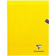CAHIER JAUNE GRAND FORMAT 24X32 SANS SPIRALE SEYES 8 MM 96 PAGES | 3329683433613