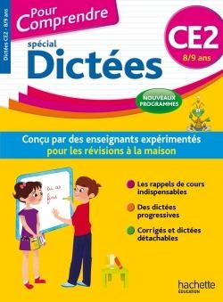 POUR COMPRENDRE SPÉCIAL DICTÉES CE2 8/9 ANS - ÉDITION 2016 | 9782019104214 | COLLECTIF