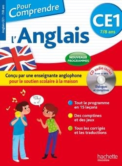 POUR COMPRENDRE ANGLAIS CE1 - 7/8 ANS  AVEC CD AUDIO/MP3 - ÉDITION 2016 | 9782019104306 | COLLECTIF