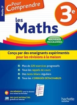 POUR COMPRENDRE LES MATHS 3E - ÉDITION 2016 | 9782019104375 | COLLECTIF