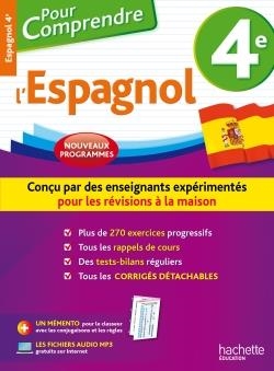 POUR COMPRENDRE ESPAGNOL 4E - ÉDITION 2016 | 9782019104429 | COLLECTIF