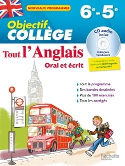 OBJECTIF COLLEGE TOUT L'ANGLAIS 6E-5E - ORAL ET ÉCRIT - AVEC 1 CD AUDIO - ÉDITION 2016 | 9782019104474 | DANIEL GUIMBERTEAU