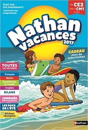 NATHAN VACANCES DU CE2 VERS LE CM1 8/9 ANS - ÉDITION 2017 | 9782091931876 | COLLECTIF