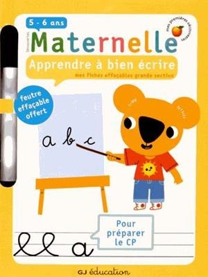 MATERNELLE APPRENDRE À BIEN ÉCRIRE GRANDE SECTION 5-6 ANS | 9782070664894 | COLLECTIF