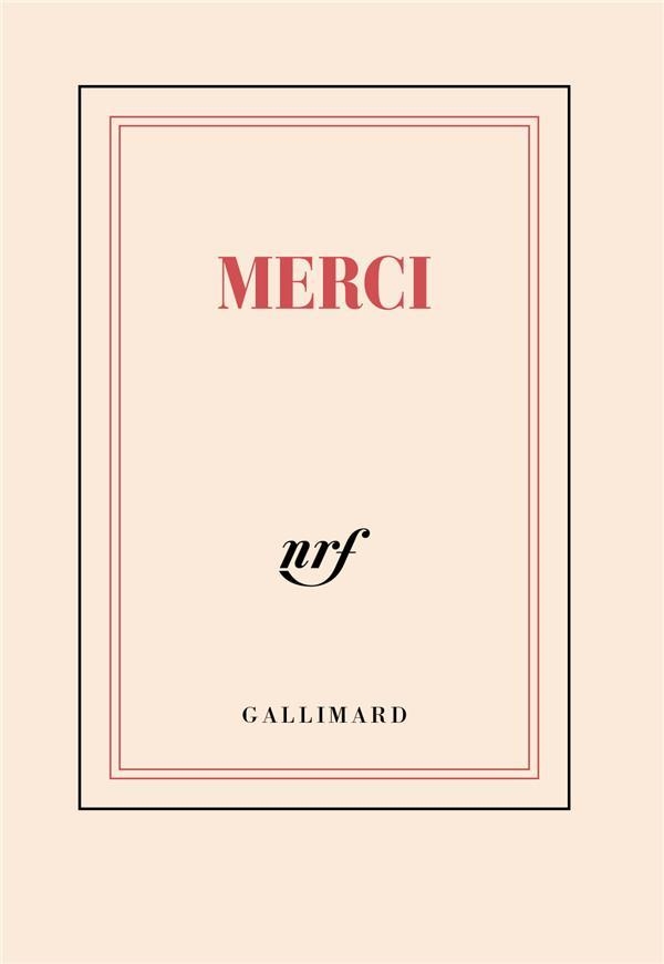 CARNET POCHE LIGNÉ "MERCI" | 3260050887168