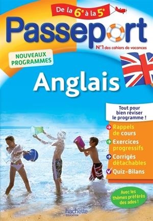 PASSEPORT ANGLAIS DE LA 6E À LA 5E - ÉDITION 2017 | 9782017016335 | COLLECTIF