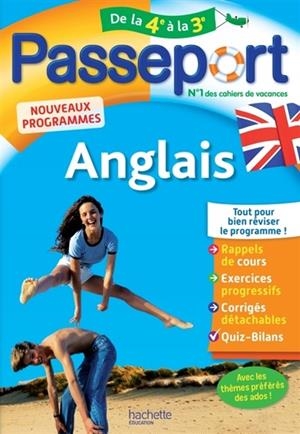 PASSEPORT ANGLAIS DE LA 4E À LA 3E - ÉDITION 2017 | 9782017016359 | COLLECTIF