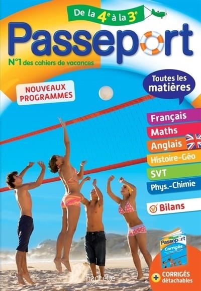 PASSEPORT DE LA 4E À LA 3E - ÉDITION 2017 | 9782017016540 | COLLECTIF