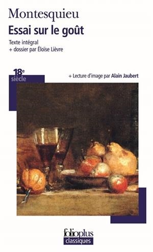 ESSAI SUR LE GOÛT | 9782070439034 | MONTESQUIEU