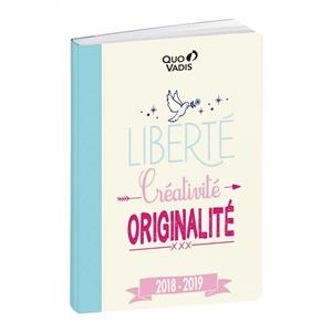 AGENDA SCOLAIRE 2018-2019 TEXTAGENDA NOTES FR WORDS LIBERTAD | 3371010405084